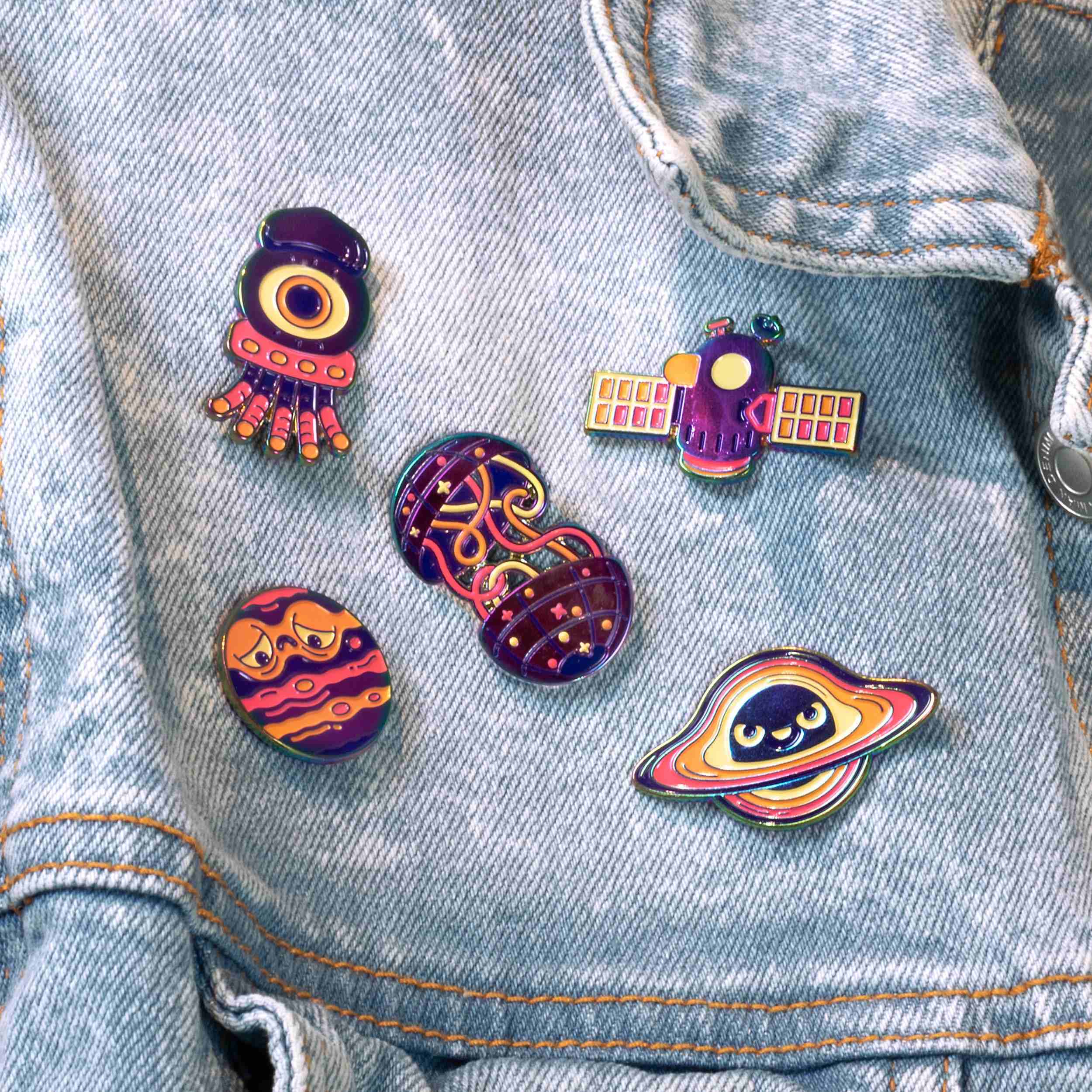 Black Hole Enamel Pin - Image 4