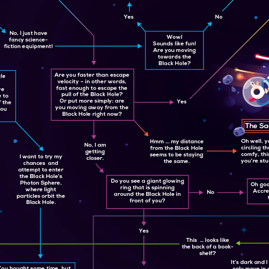 Choose Your Own Black Hole Adventure Poster - Image 3