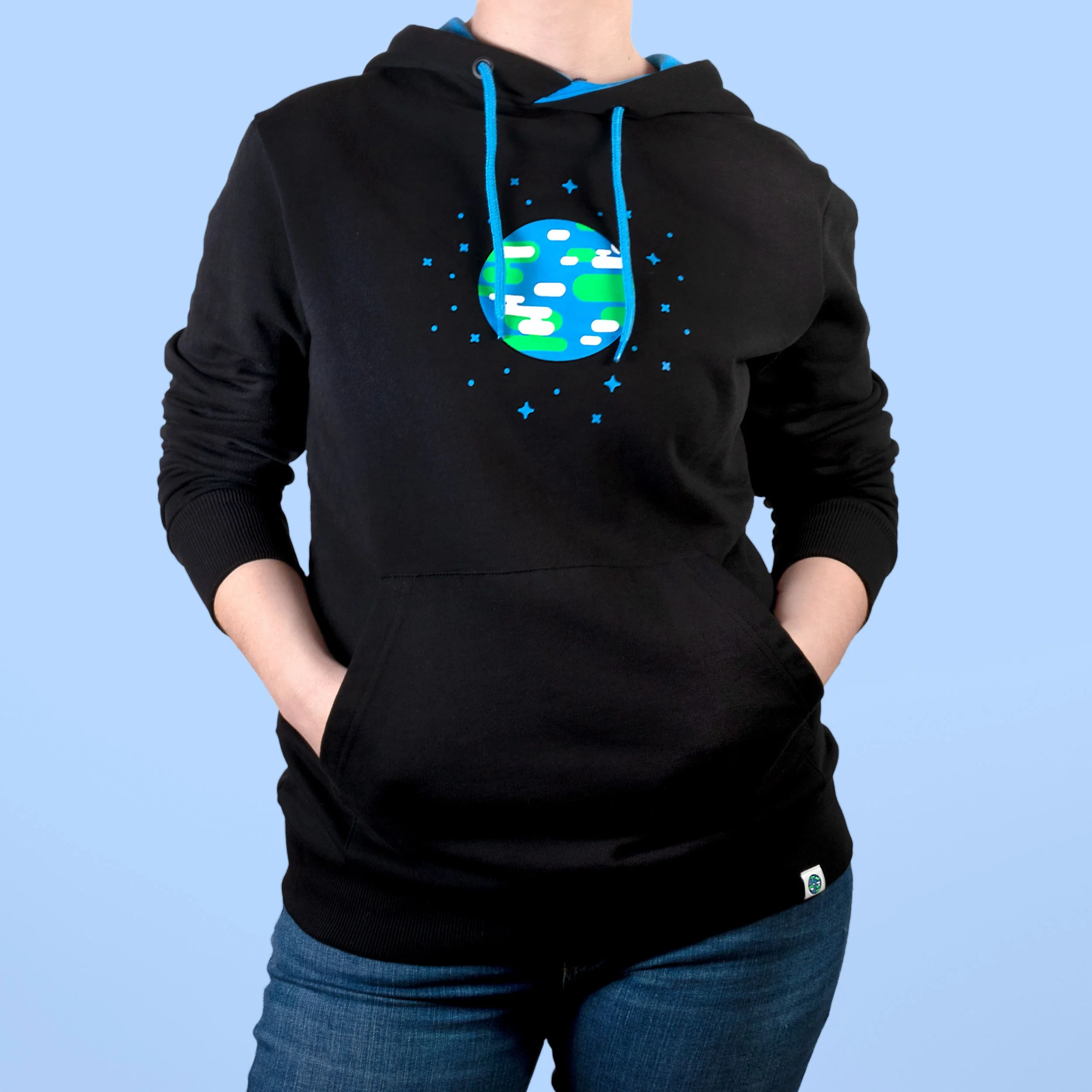 Earth Hoodie: Blue Hood Edition - Image 3