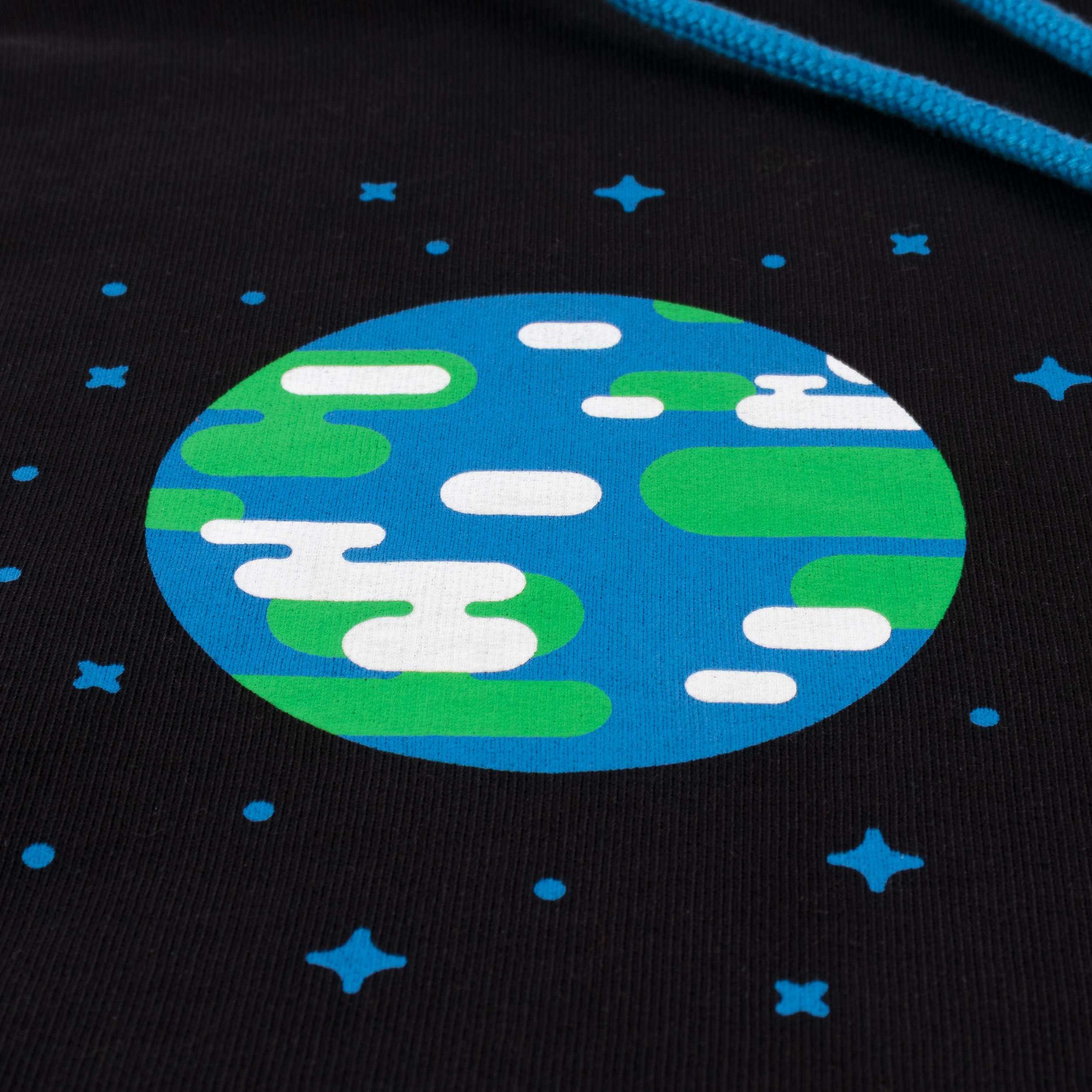 Earth Hoodie: Blue Hood Edition - Image 4