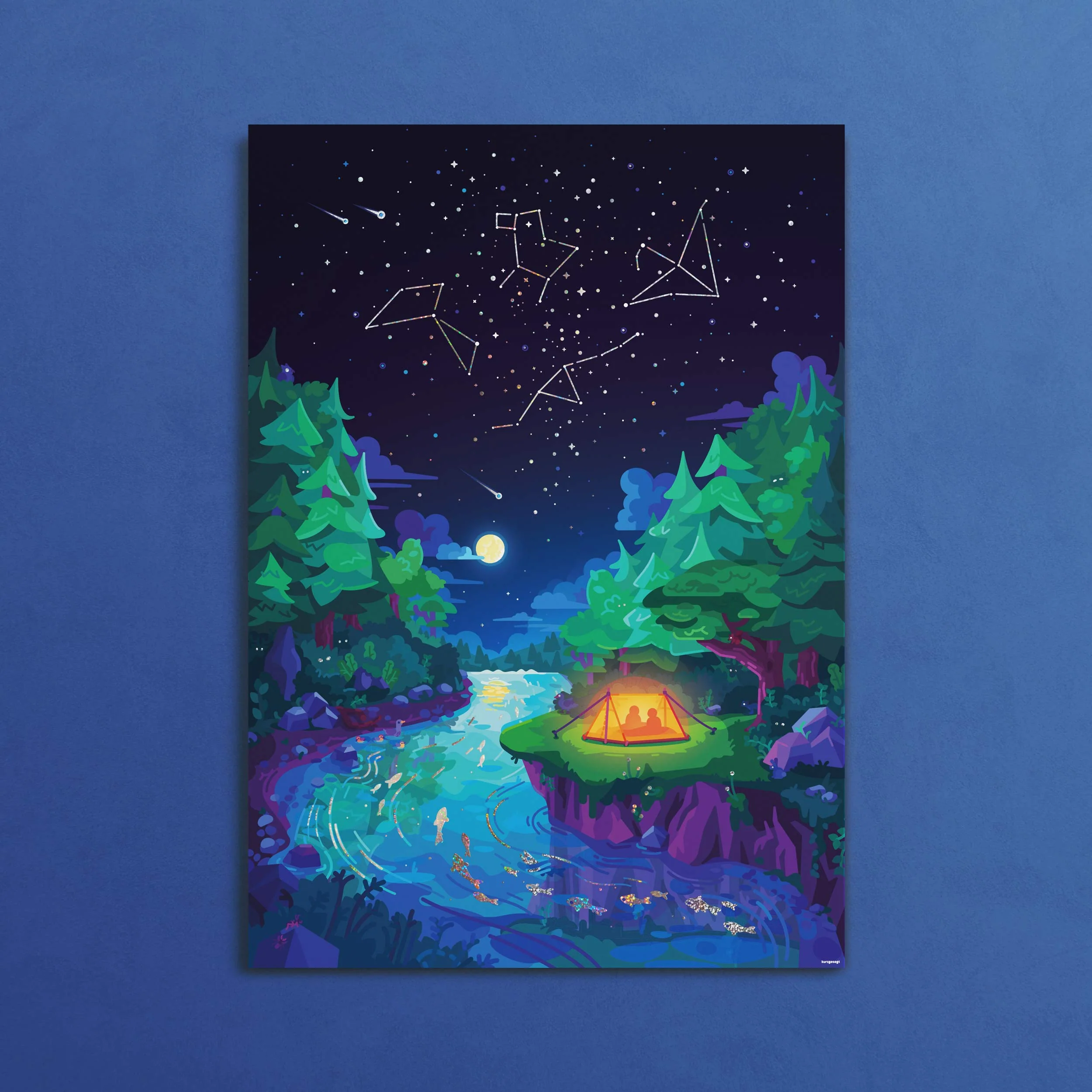 Starry Night Poster (Shiny Edition) - Image 3
